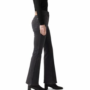 Levi’s 726 Flare Charcoal Women's Jeans Retro Hippy Boho 60’s Size 24